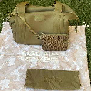 Dagne Dover Landon Neoprene Carryall Bag | Dark Moss | Medium